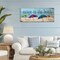 Stupell Industries Beach Escape Umbrellas Canvas, design by Gail Fraser